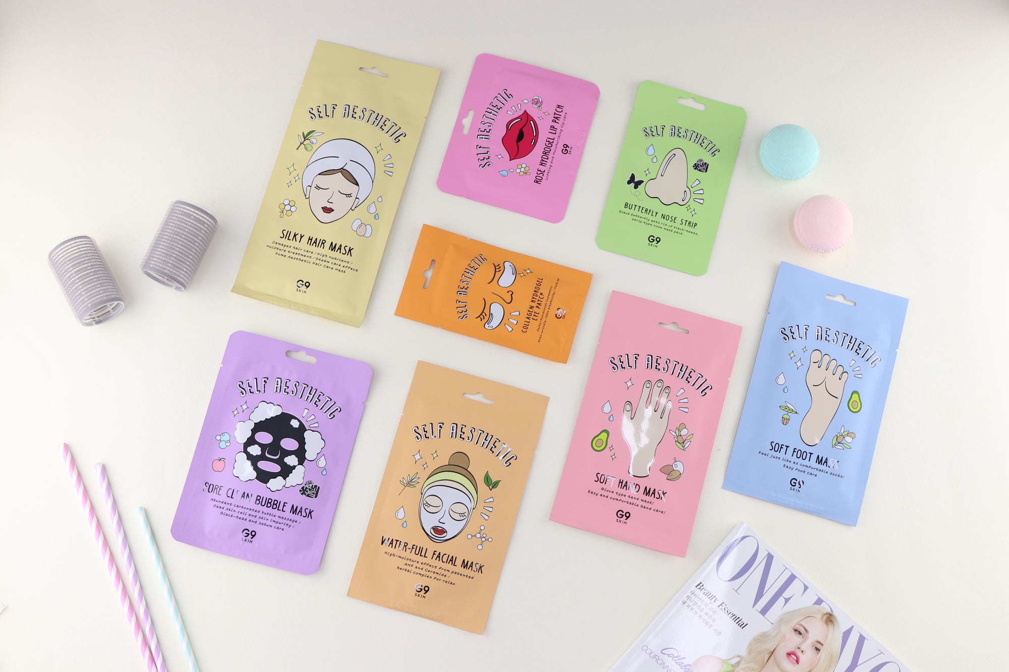 Coffret Self-Care Magazine – 8 soins ciblés de la tête aux pieds